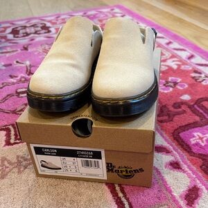 Dr. Martens Light Tan Slip-On Shoes